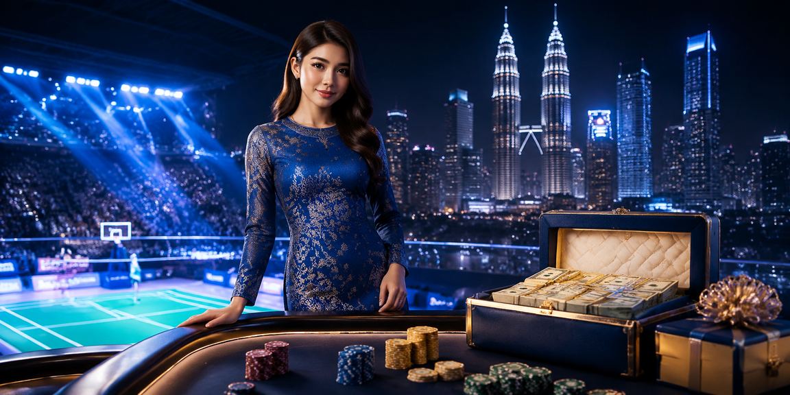 Suasana kasino hiburan bertema baju kurung di Kuala Lumpur